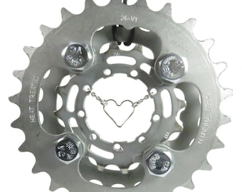 Sprocket Heart Wall Hanging