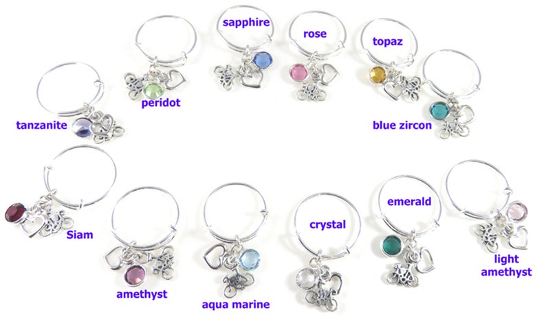 Sterling Bicycle Ring with 3 charms adjustable image 2