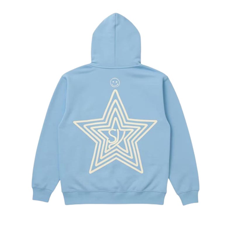 Salish matter Signature Hoodie, grey and blue