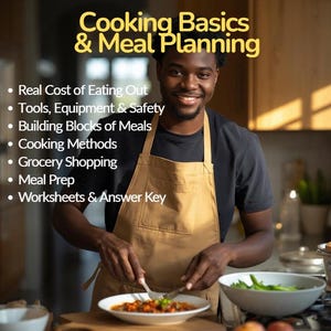 Teen Cooking Basics | Meal Planning Curriculum | High School Kitchen Skills Unit Study