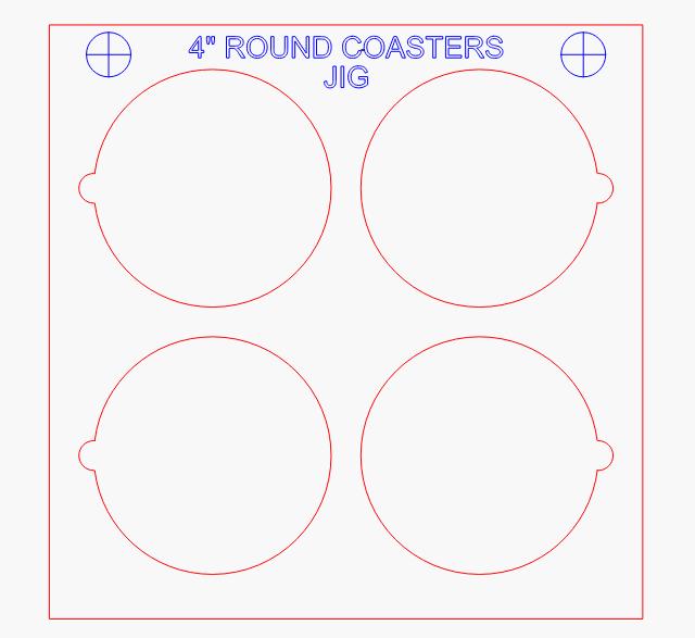 Coaster Jigs Vector 4