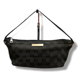 バッグ Vintage GUCCI suede accessory pouch GUCCI Vintage GG Supreme Accessory Pouch Shoulder Bag – Model 039