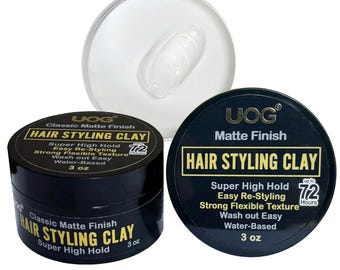 Pomada modeladora para cabelo masculino – Alta fixação, acabamento matte, anticaspa (85g)