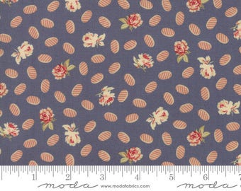Collection for a Cause by Howard Marcus - Compassion - Roses - Blue - Moda 46259 15 - REMNANT