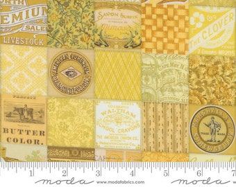 Curated In Color by Cathe Holden - Patchwork - Yellow - Moda 7461 14