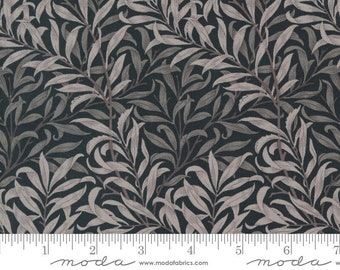 Ebony Suite by Barbara Brackman - Blender Leaf Vines - Black - Moda 8385 17