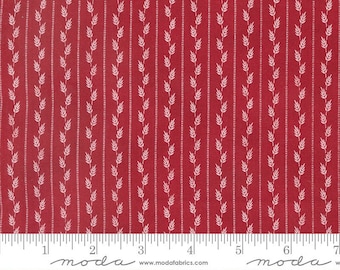 American Gatherings II by Primitive Gatherings - Wheat Stripes - Red - Moda 49241 12