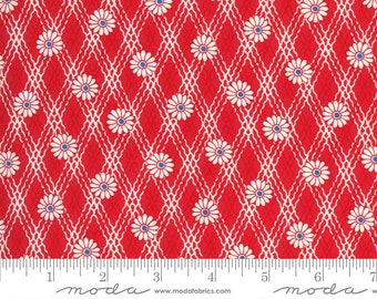 30's Playtime 2021 by Chloe's Closet - Daisy  - Red - Moda 33593 18