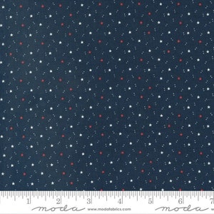 American Gatherings II by Primitive Gatherings - Blender Stars - Navy - Moda 49247 14