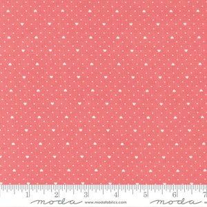 Lighthearted by Camille Roskelley - Heart Dot - Pink - Moda  55298 15