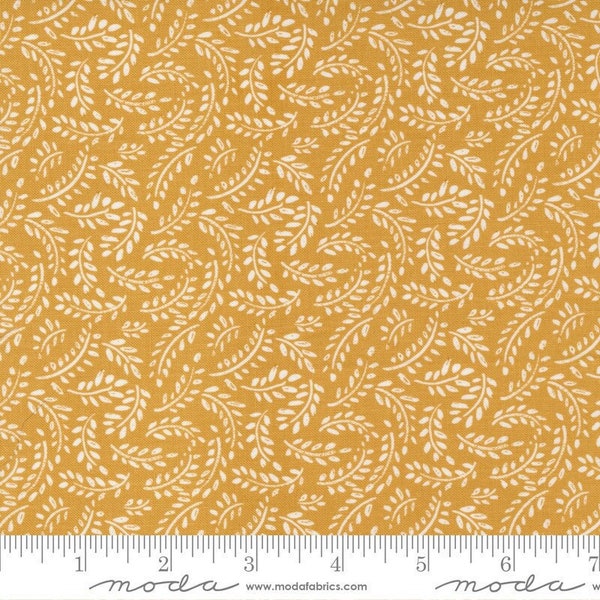 Timber Meadow by Sweetwater - Leaf - Gold  - Moda 55554 24