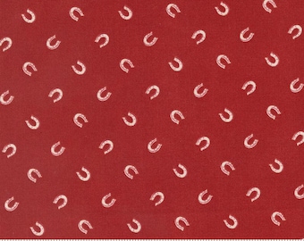 Saddle Ranch by Moda - Horsehoe - Red - Moda 33797 20