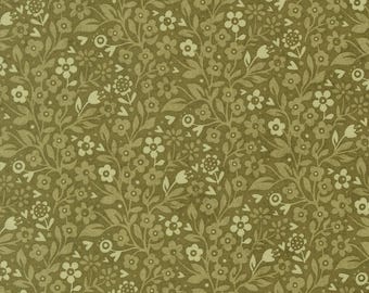 Fieldrush by Basic Grey - Ivy Floral - Dk Green - Moda 30783 13