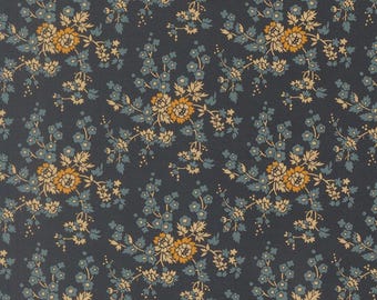 Miss Mollie by Betsy Chutchian - Bouquet Floral - Dk Blue - Moda 47561 15