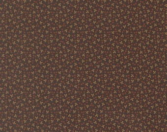 Miss Mollie by Betsy Chutchian - Sm Floral Blender - Dk Brown - Moda 47568 17