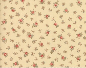 Roses and Chocolate II by Moda - Dainty Buds - Ivory - Moda 33273 11