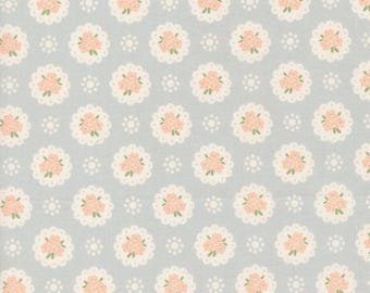 Handmade Sweetness by My Sew Quilty Life - Doily Floral - Lt Blue - Moda 31792 22