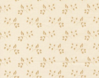 Petals and Polka Dots by Bunny Hill Designs - Floral - Tan - Moda 3085 23