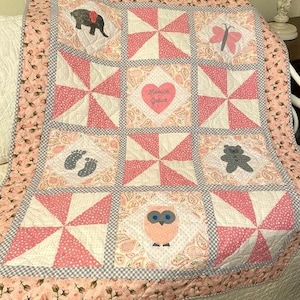 Baby and Friends Baby Quilt Pattern
