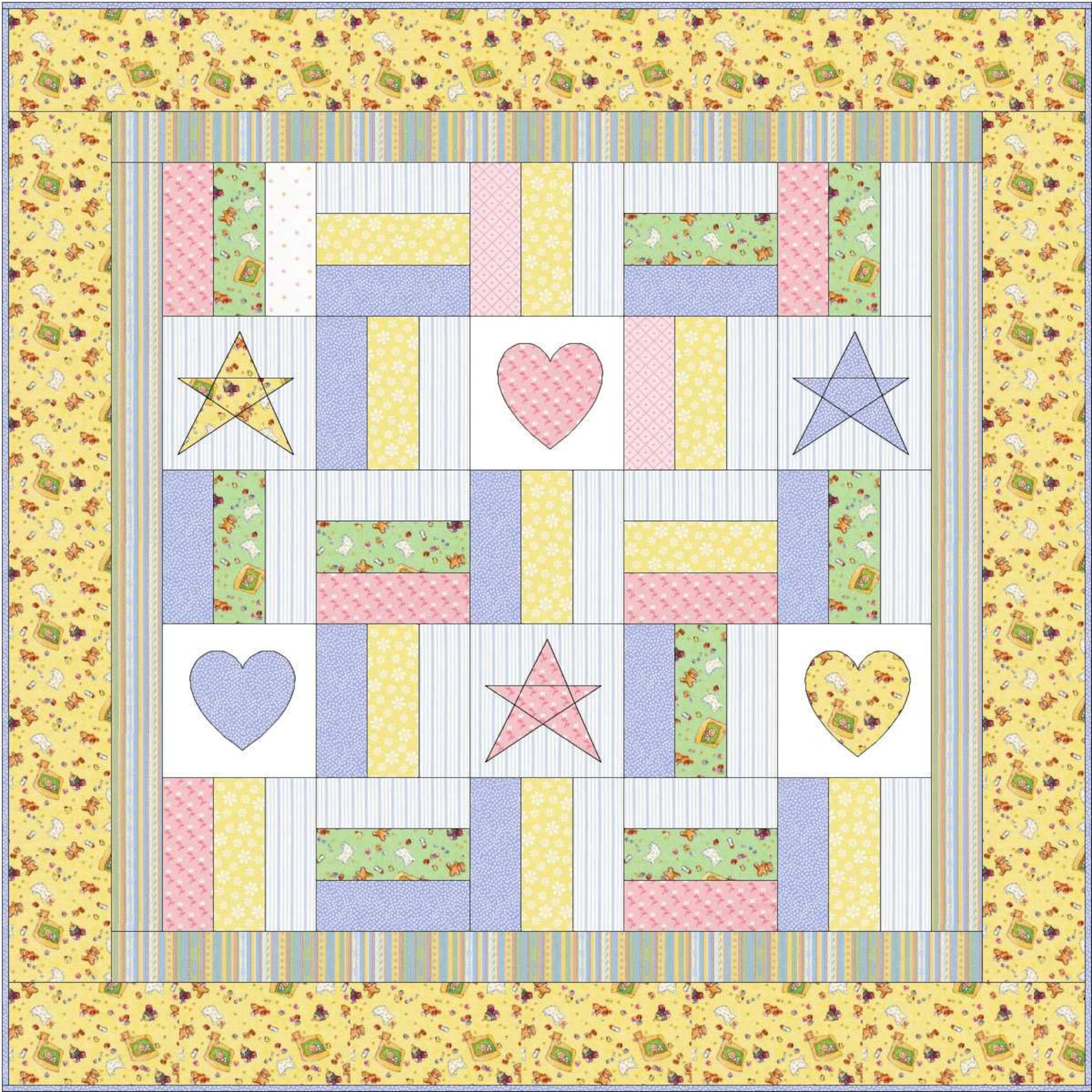 Sweet Baby Dreams Quilt Pattern Etsy