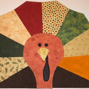 Gobble Gobble - Turkey Placemat Pattern - Downloadable Version