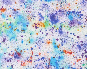 Gradients Gallery by Moda - Paint Splatter - Dk Blue - Moda 33887 12