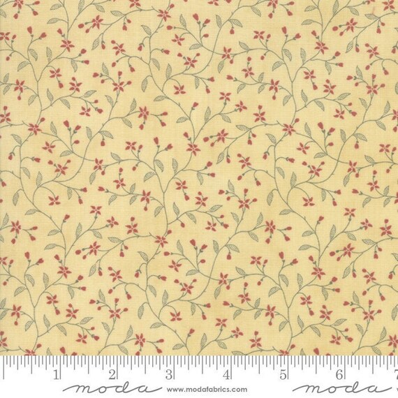 3 Sisters Moda Fabrics 44215-12 MEMOIRS Budding Vines in Silver cotton quilting fabric