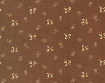 Miss Mollie by Betsy Chutchian - Sm Floral - Dk Brown - Moda 47564 19