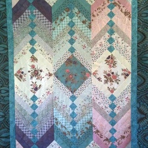 Jelly Roll French Braid Quilt Pattern Downloadable Version image 2