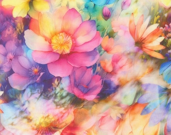 Gradients Gallery by Moda - LG Floral Watercolor - Multi - Moda 33892 11