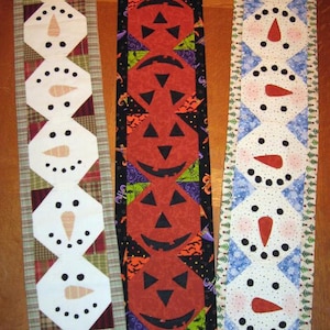 Snowball Mini Table Runner Pattern