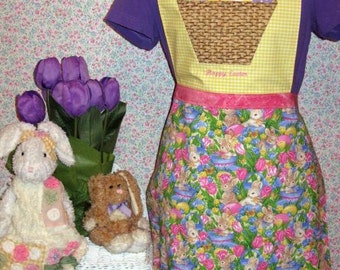 Happy Easter Bib Apron Pattern - Downloadable Version