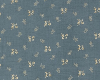 Miss Mollie by Betsy Chutchian - Sm Floral - Lt Blue - Moda 47564 18