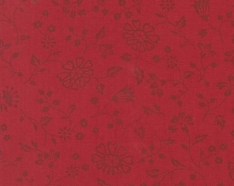 Petals and Polka Dots by Bunny Hill Designs - Floral - Red - Moda 3082 20