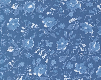 Blueprint by Camille Roskelley - Floral - Navy - Moda 55338 16
