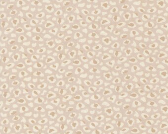 Fieldrush by Basic Grey - Wild Flower Leopard Print - Natural - Moda 30785 11