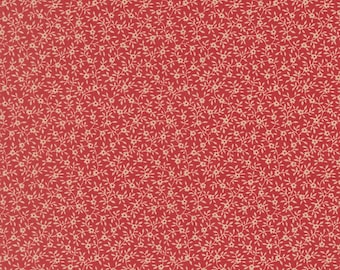 Petals and Polka Dots by Bunny Hill Designs - Garden Vine - Red - Moda 3084 19