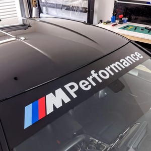 BMW Windscreen Sunstrip - Custom Full Color Vinyl Decal