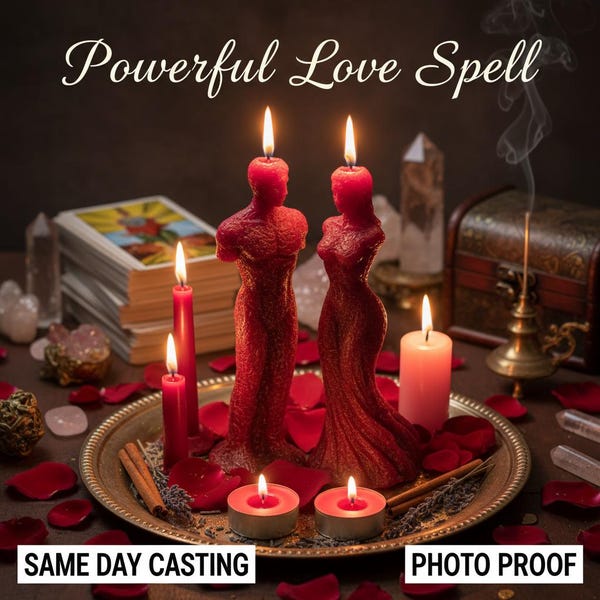 Custom Hoodoo Love Ritual and Tarot Reading: Same Day Casting, Come-Back-To-Me, Reconciliation (Digital Photo Proof)