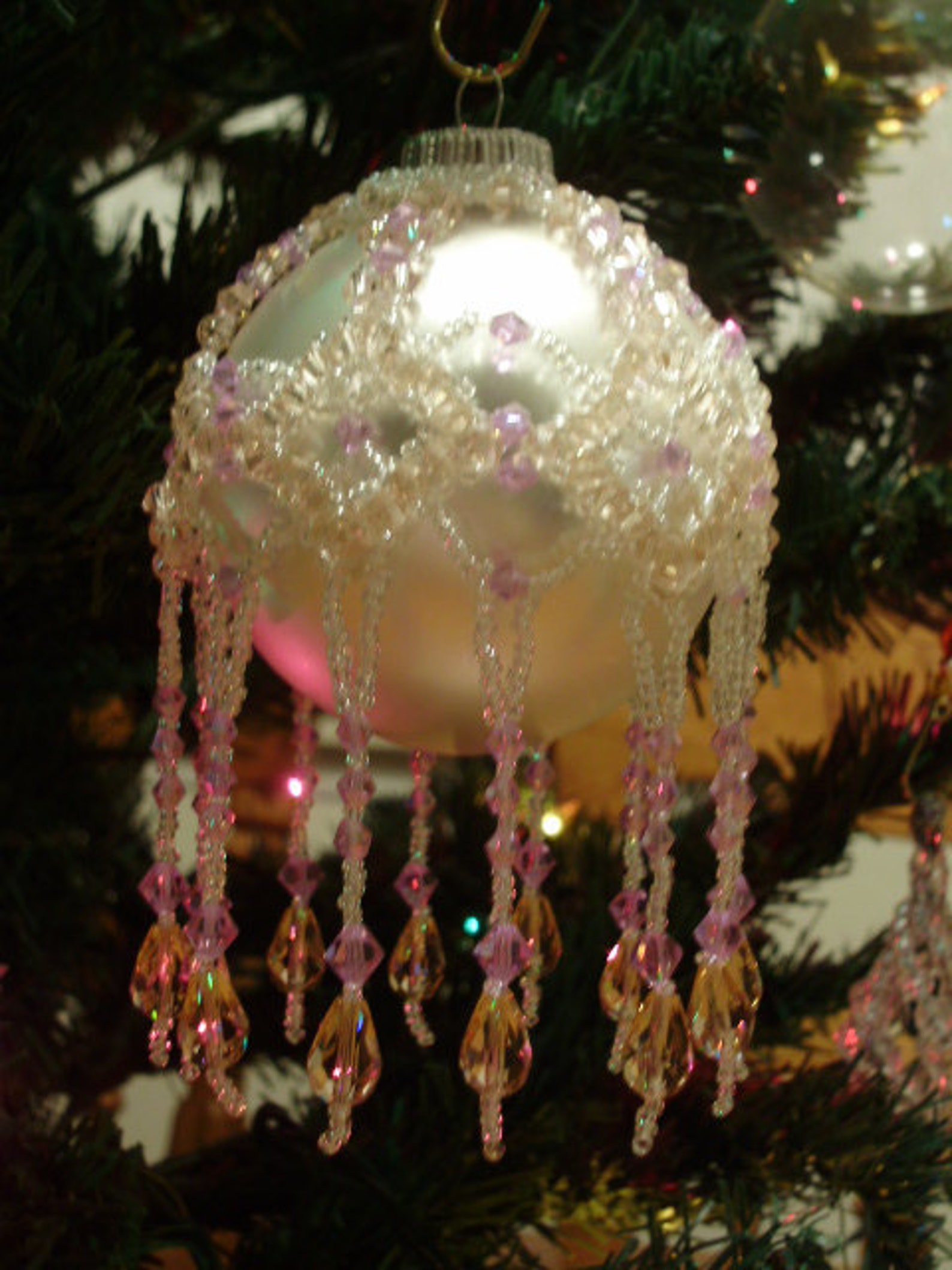 Swarovski Crystal Christmas Ornament Custom Made to Order Etsy