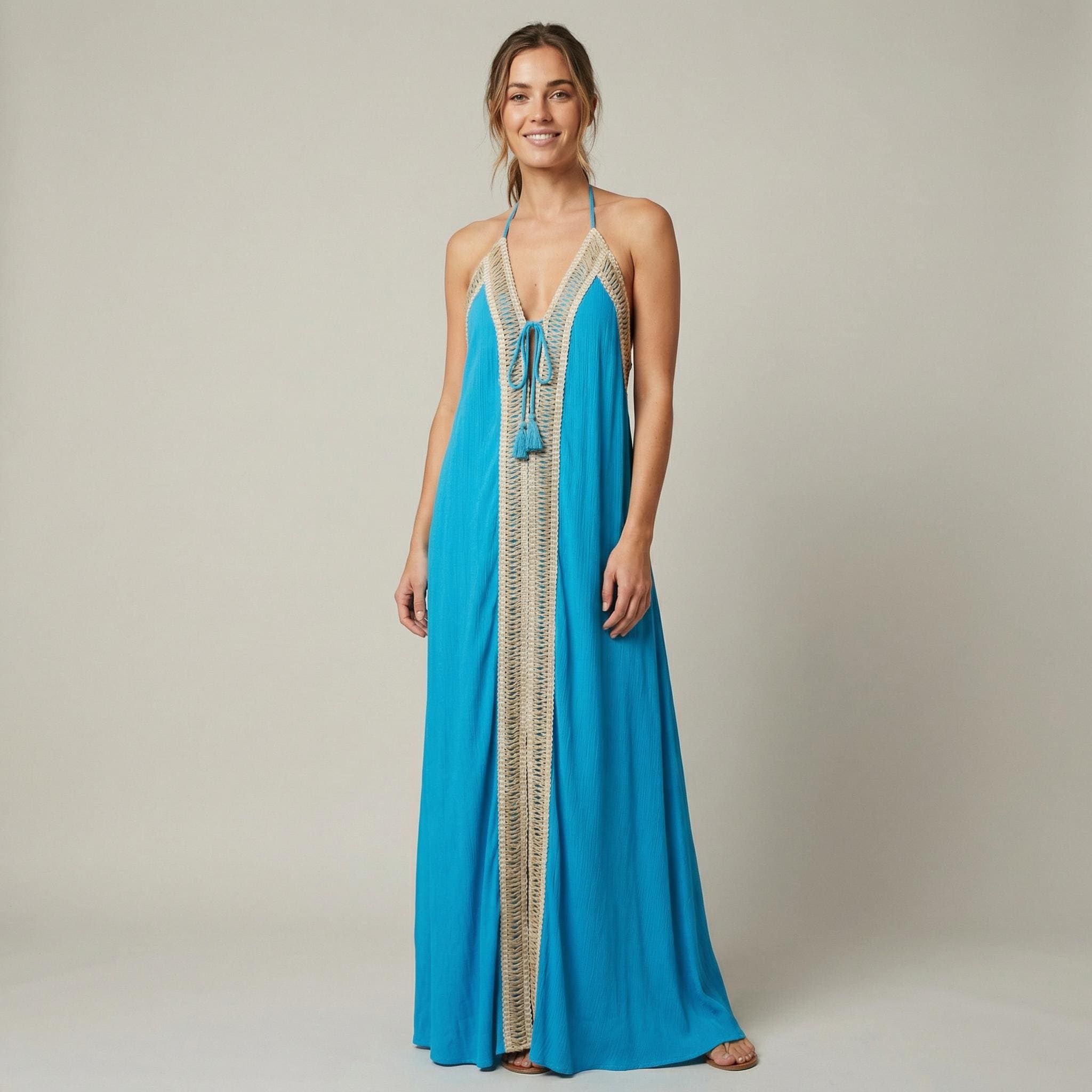 Blue Island Dress - Etsy UK