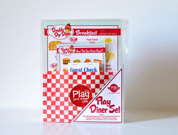 Pretend Play Restaurant kitchen toy Kids/personalized/vintage/gift idea for kids/educational toy/homeschool/unique gift idea/Christmas gift Il_570xn