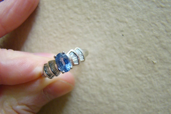 Tanzanite and Diamond  Baguette DIAMOND And TANZA… - image 8