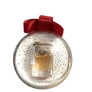 CARTIER LA PANTHERE Eau de Parfum - In Plastic Christmas Ornament - 6 ml - New- Made in France - Vintage - Rare