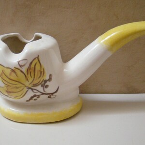 Cash Family Art Pottery Ceramic Pipe Ashtray Hand Painted by the Cash Family USA Pottery