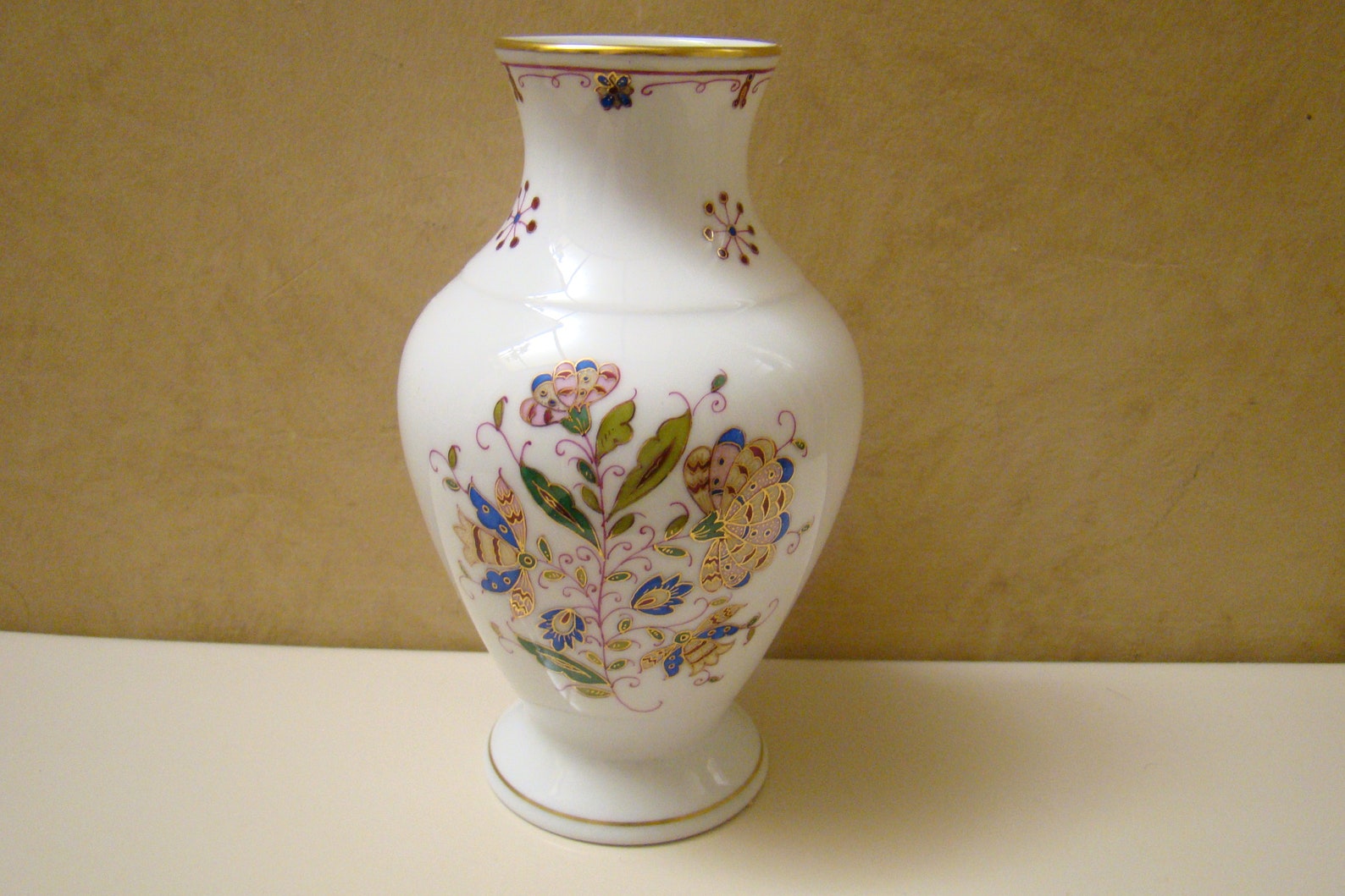 HEREND VASE Herend Hungary Hand painted Porcelain vase 7027 Etsy