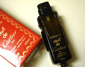 Must de Cartier 50 ml / 1.6 fl oz Refillable Eau de Toilette Rare - France - VINTAGE - New Old Stock - Original Box