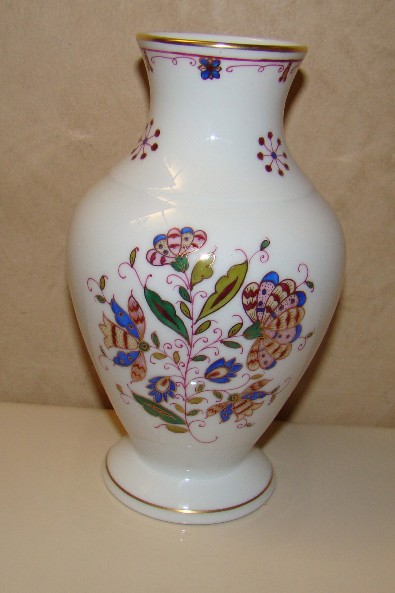 HEREND VASE Herend Hungary Hand painted Porcelain vase 7027 Etsy