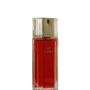 CARTIER Must de Cartier - Parfum - Paris - Natural Spray Tester 1 Fl oz/30ml Bottle NIB Lot CLAA