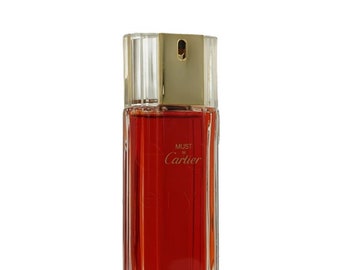 CARTIER Must de Cartier - Parfum - Paris - Natural Spray Tester 1 Fl oz/30ml Bottle NIB Lot CLAA